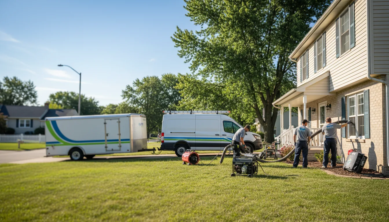 Flooded Basement Restoration And Cleanup With Repair in Brocket, ND near me
